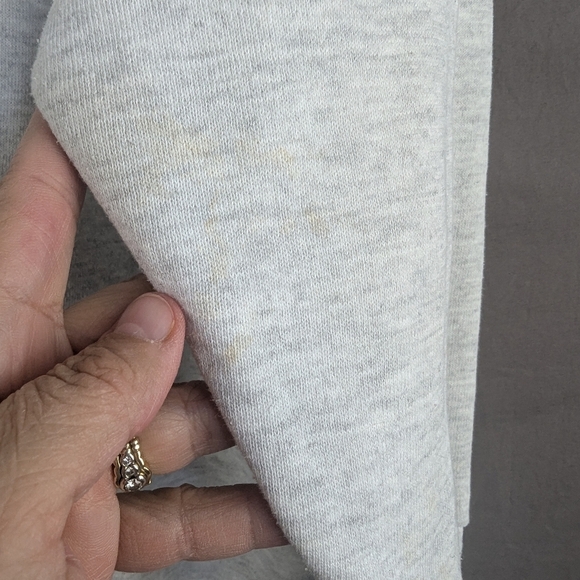 Noah's Ark Embroidered Sweatshirt With Collar Top Stitch Vintage 2XL Light Stain - Picture 13 of 15